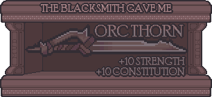 Orc Thorn sword Pixel art gotten from Mudflower's site